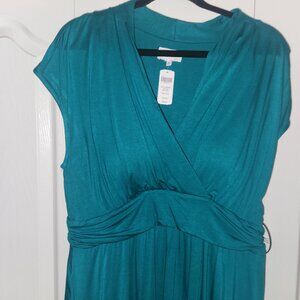 SOMA NWT Faux Wrap Dress XL - YES!  it has pockets
